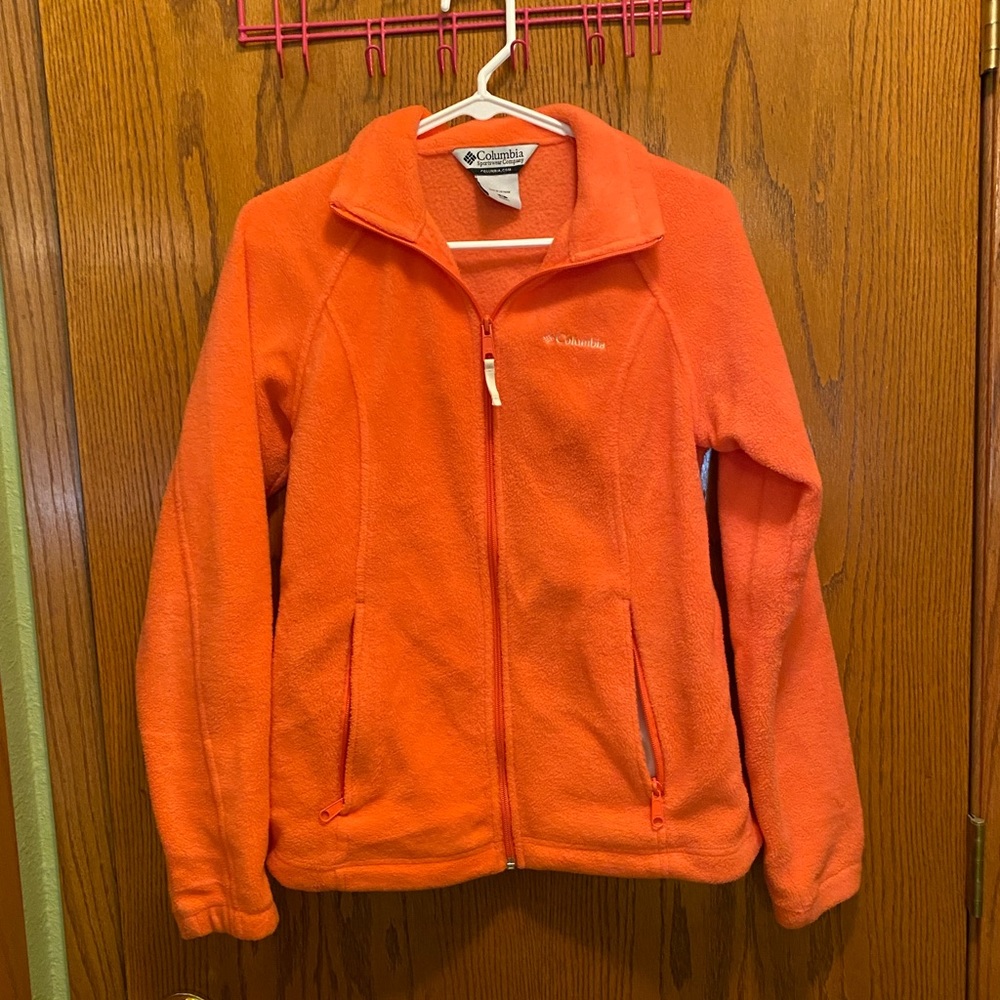 Coral Columbia Fleece Jacket